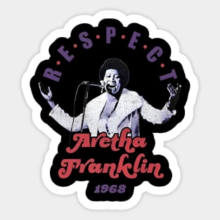 Aretha franklin//Vintage for fans Sticker